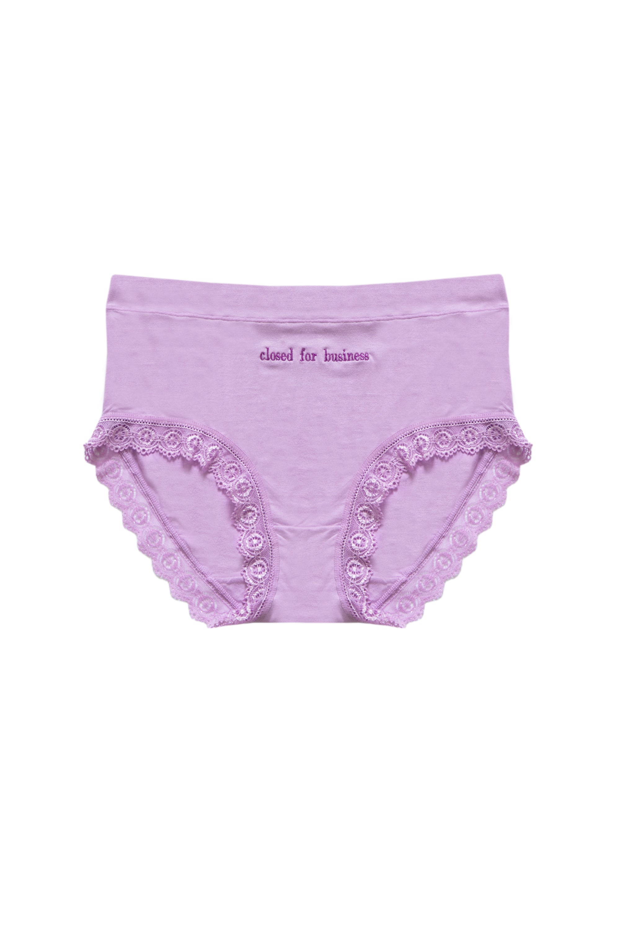 Mamacita Collective Closed For Business Knickers Purple