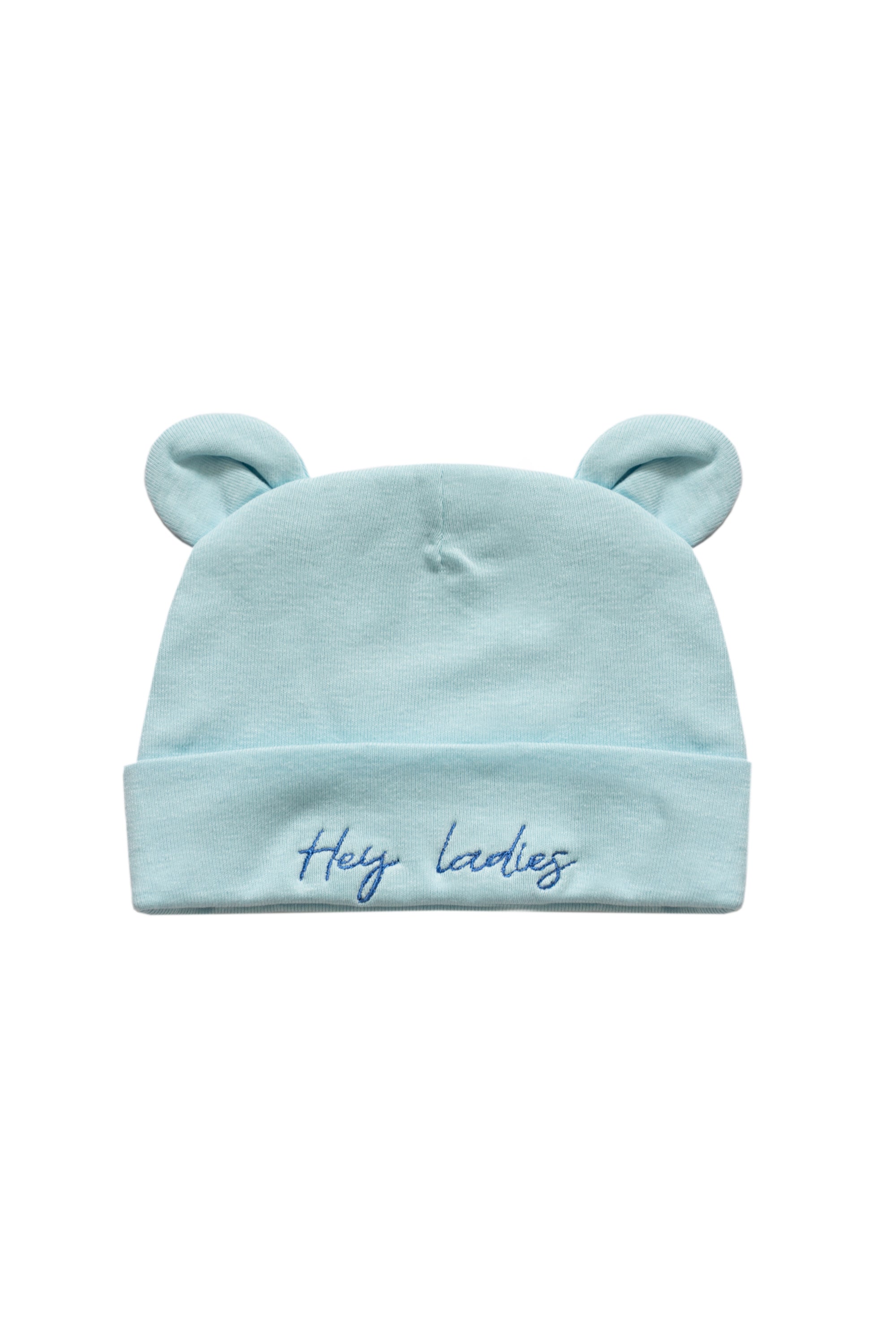 Mamacita Collective Hey Ladies Baby Beanie Blue